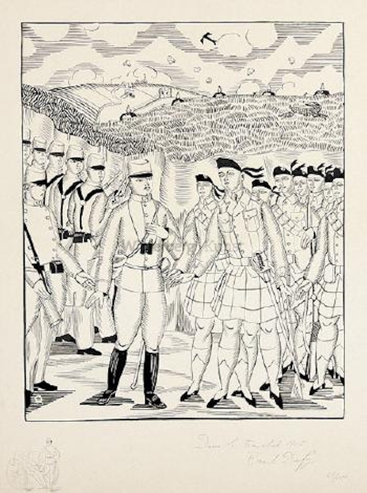 Dans La Tranchée by Raoul Dufy
