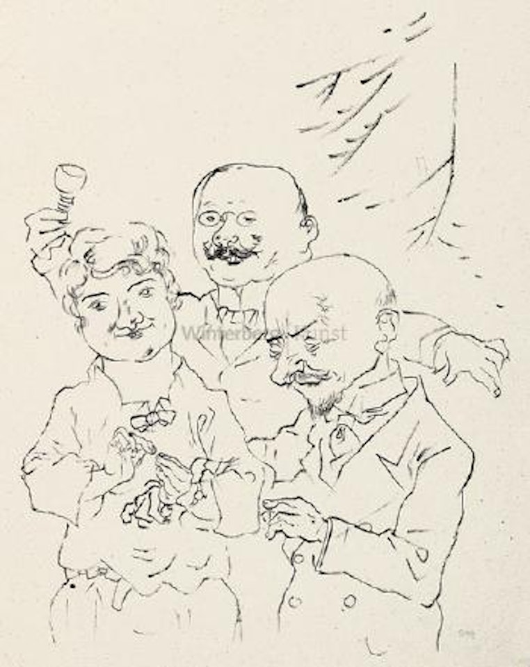 Verlobung by George Grosz
