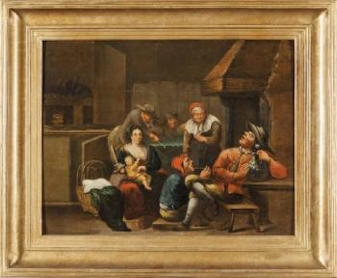 Interno di osteria by Egbert van Heemskerk III