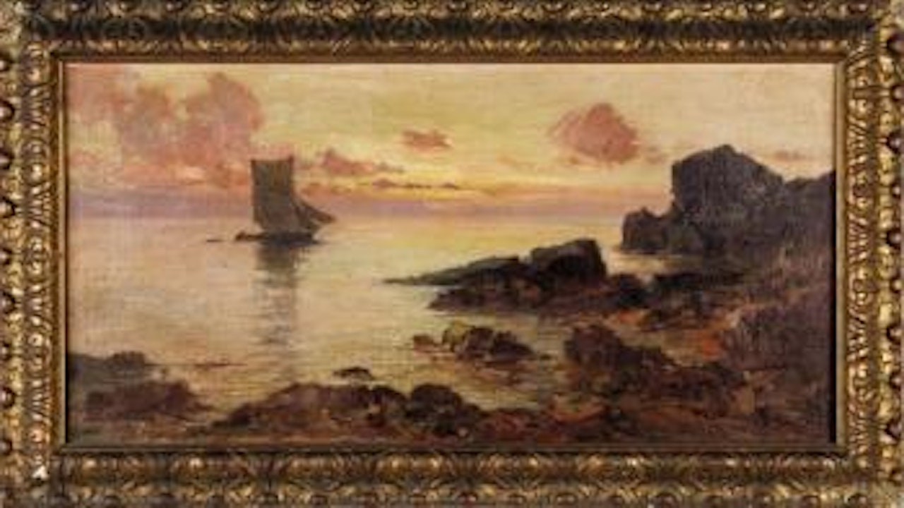 Paesaggio marino by Cesare Bentivoglio