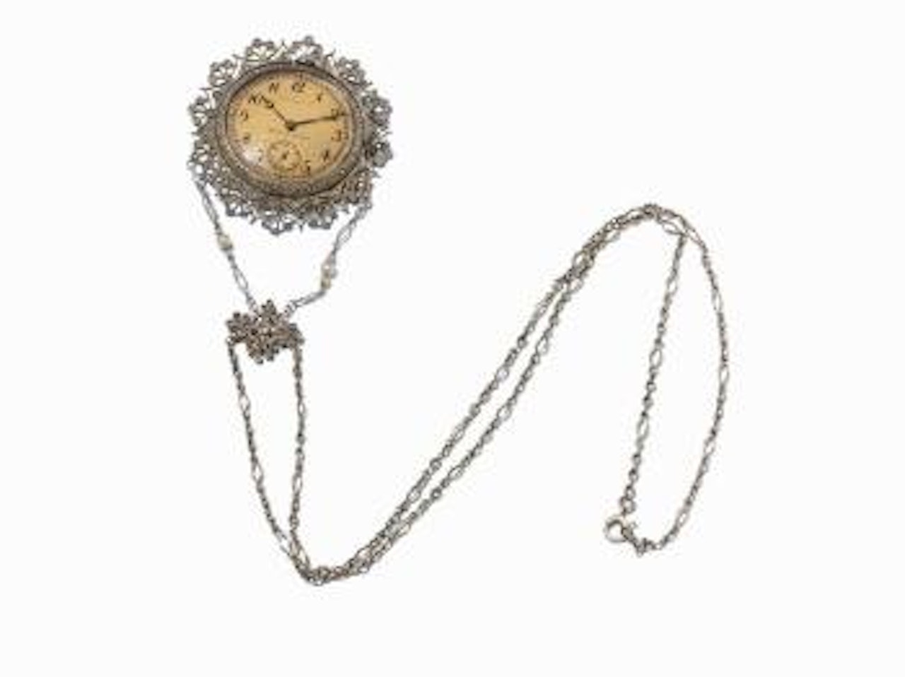 Watch medallion with diamonds from J. Ferrero by Tiffany & Co.