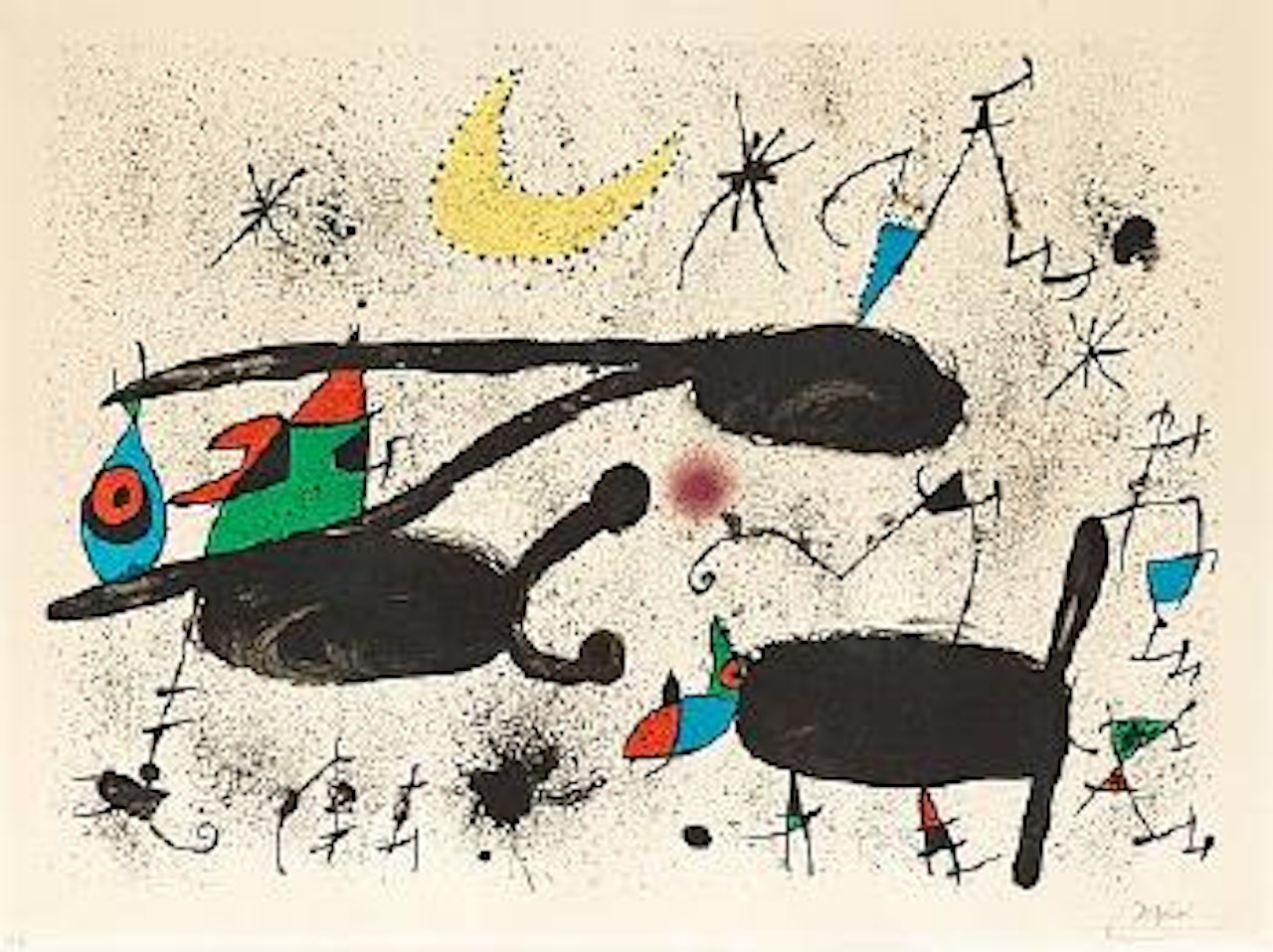 Untitled, From: Homenatge A Joan Prats by Joan Miró