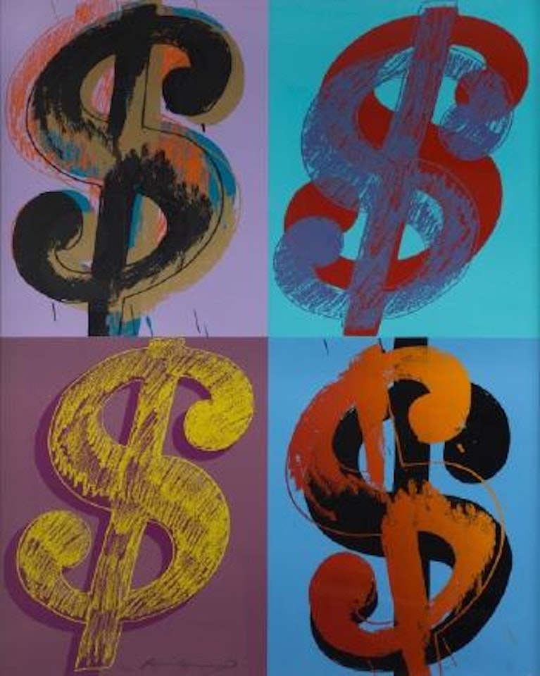 $ (Quadrant) by Andy Warhol