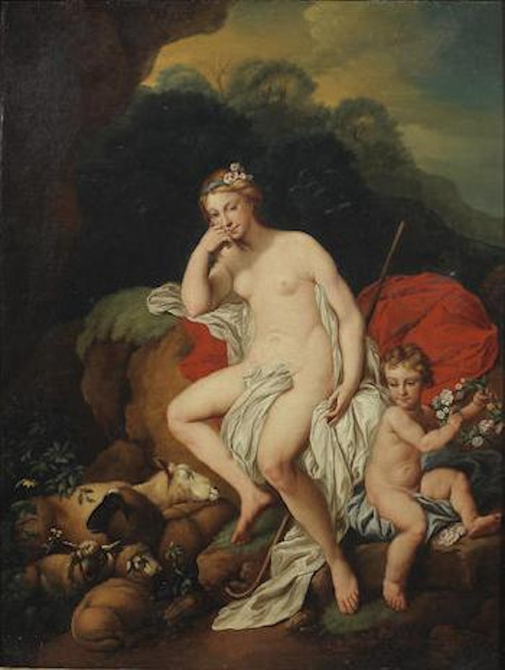 Venus and Cupid by Christian Wilhelm Ernst Dietrich