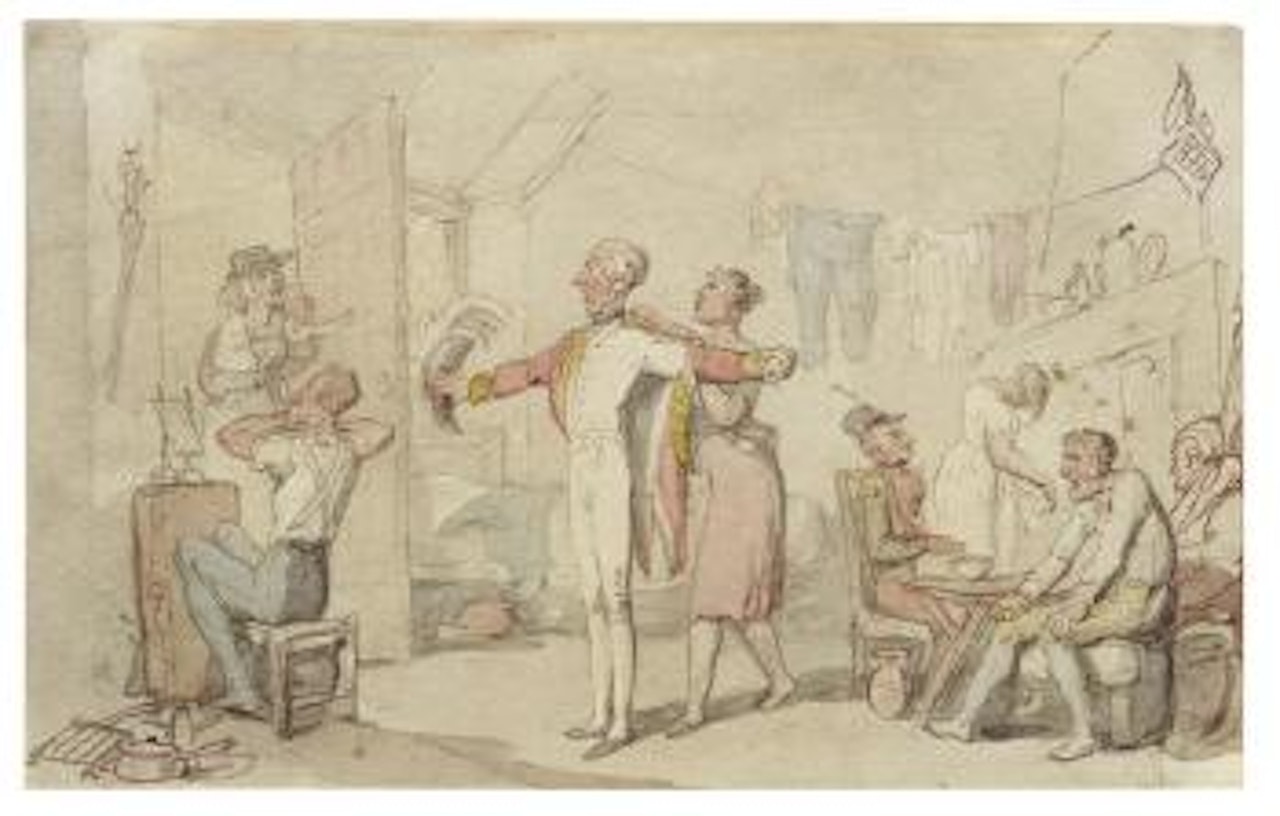 The Guards Room by Thomas Rowlandson