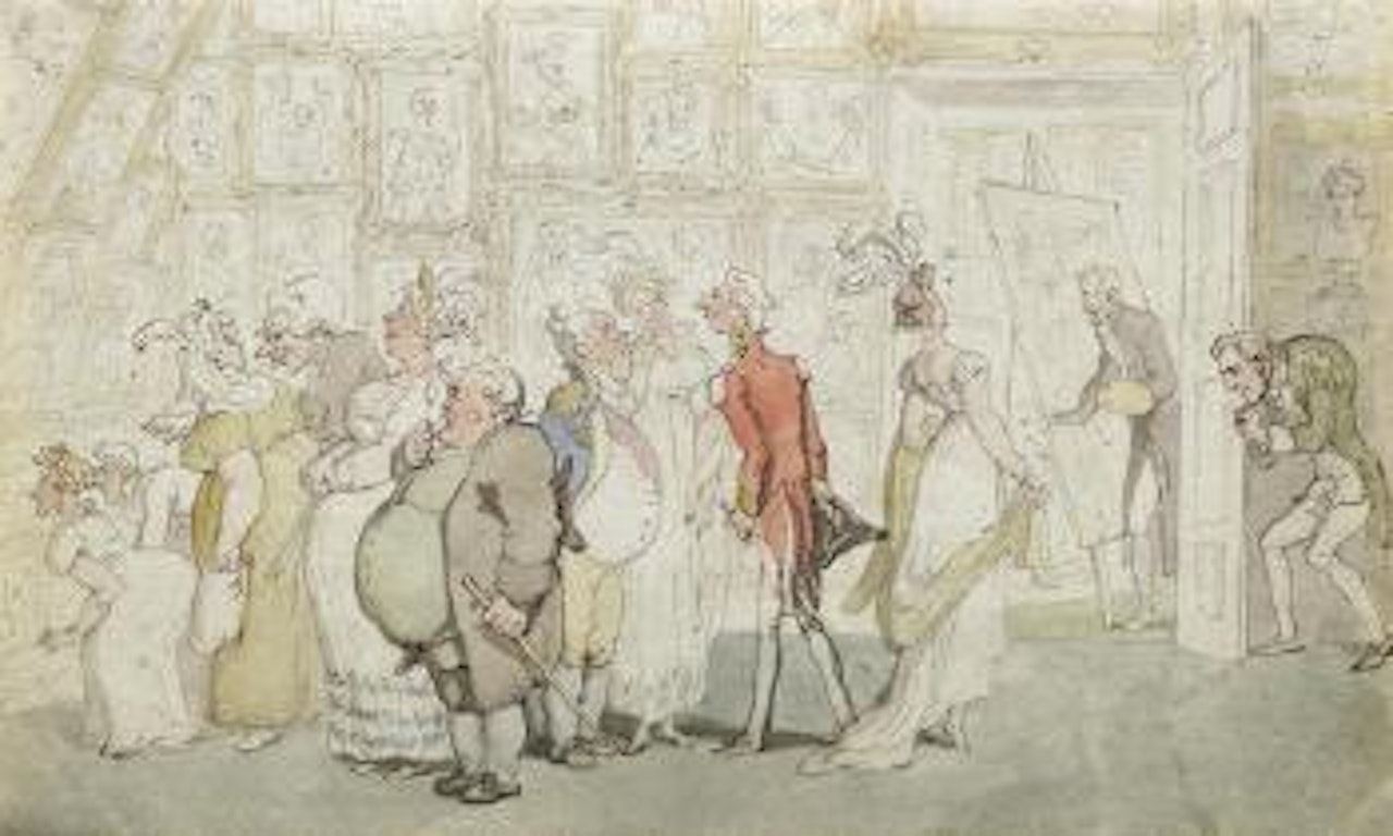 The Artist's Studio by Thomas Rowlandson