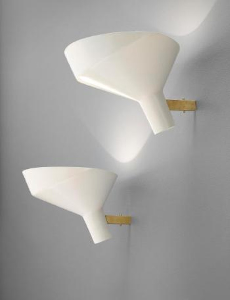 Pair of wall lights, model no. 225 by Gino Sarfatti