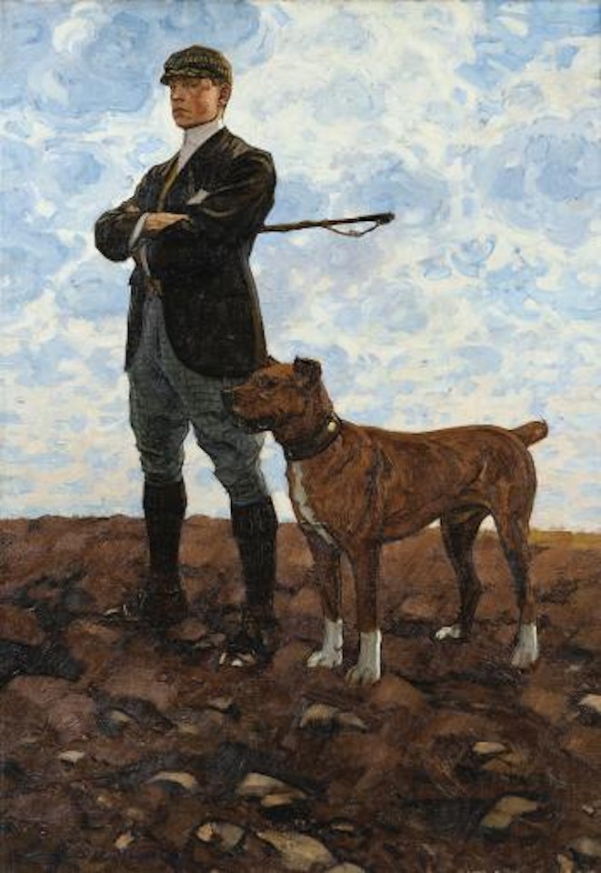 Roger Boutet De Monvel Au Molosse by Bernard Boutet de Monvel
