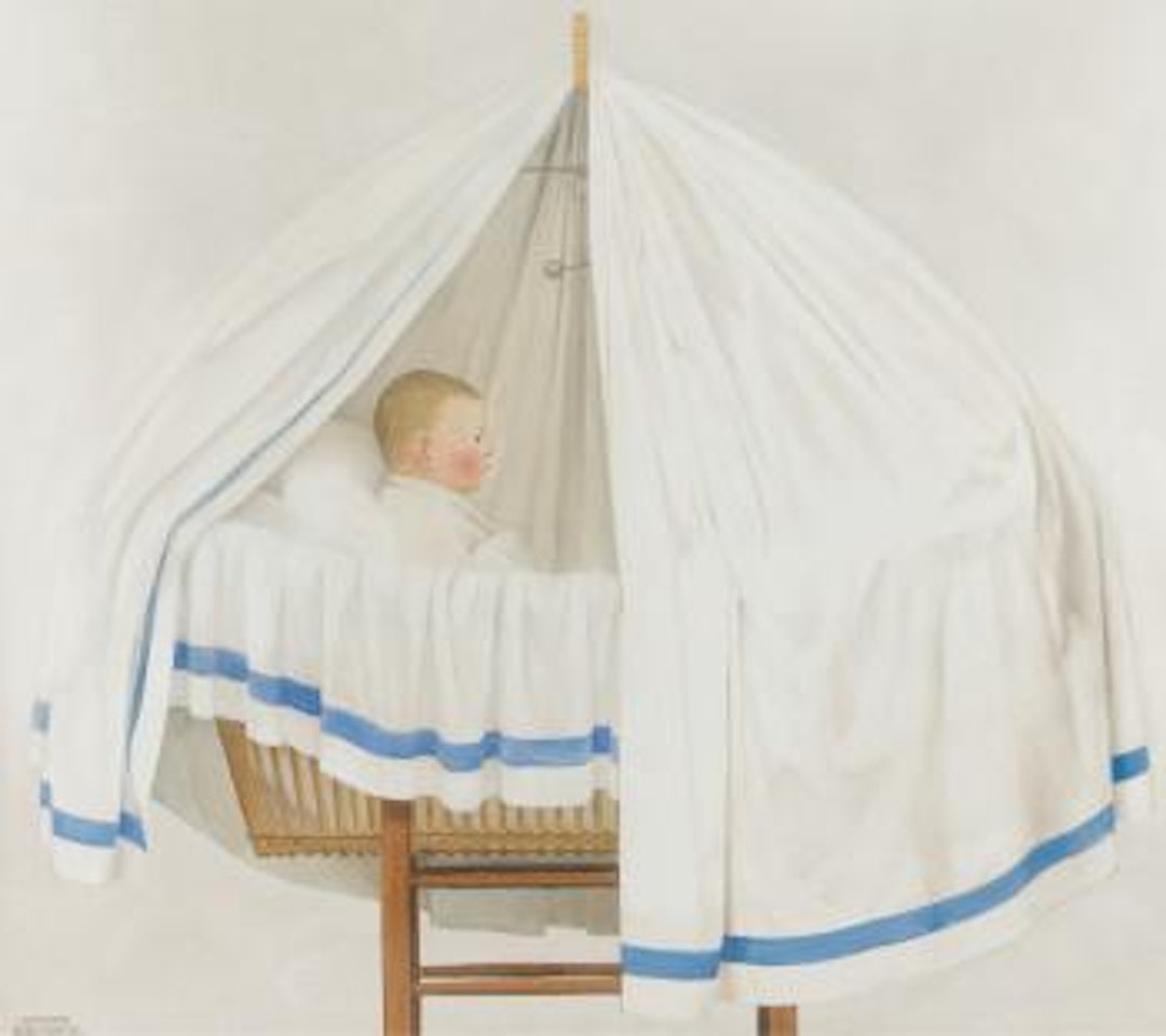 Le Berceau Ou Sylvie Dans Son Berceau by Bernard Boutet de Monvel
