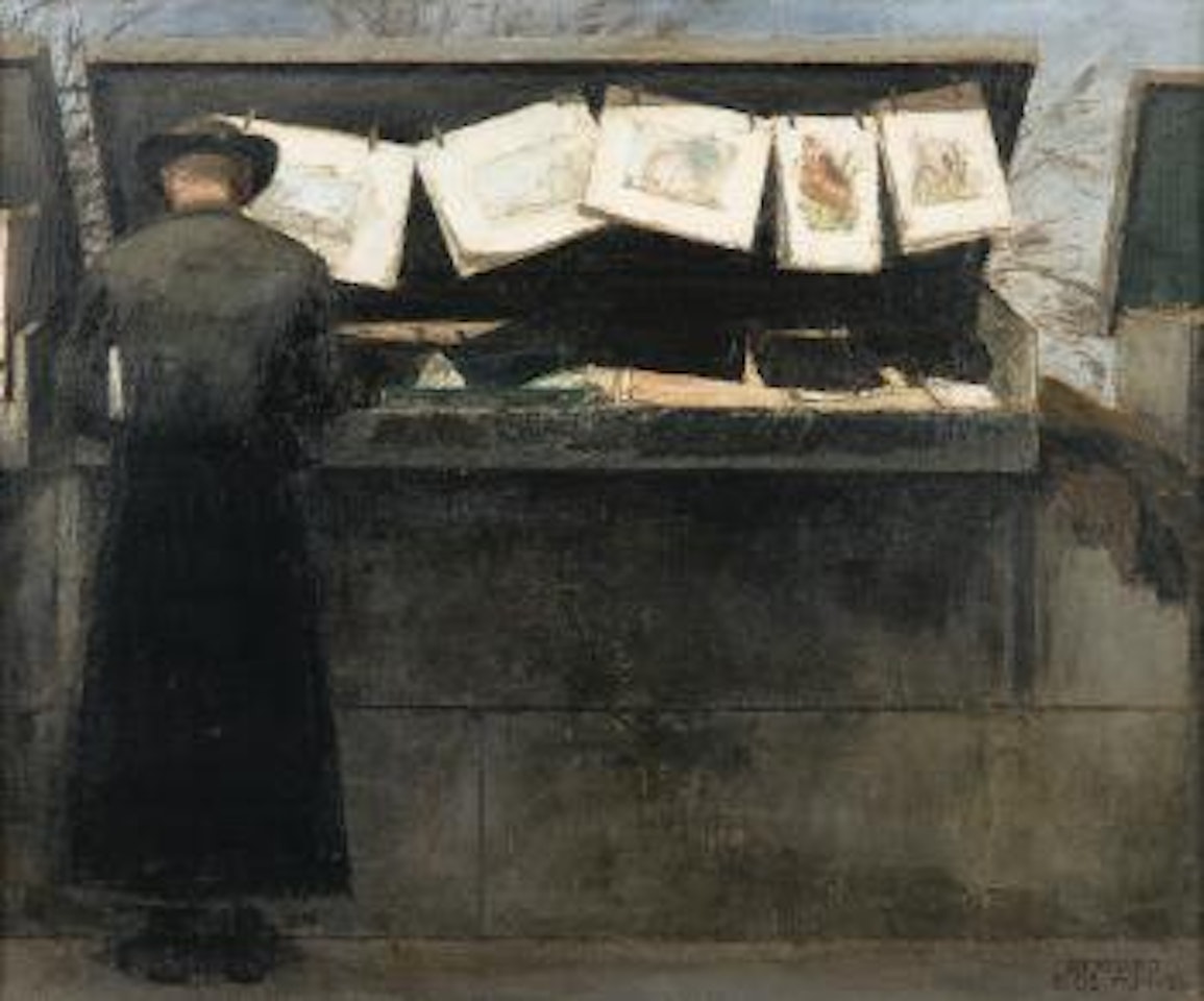 Le Bouquiniste by Bernard Boutet de Monvel