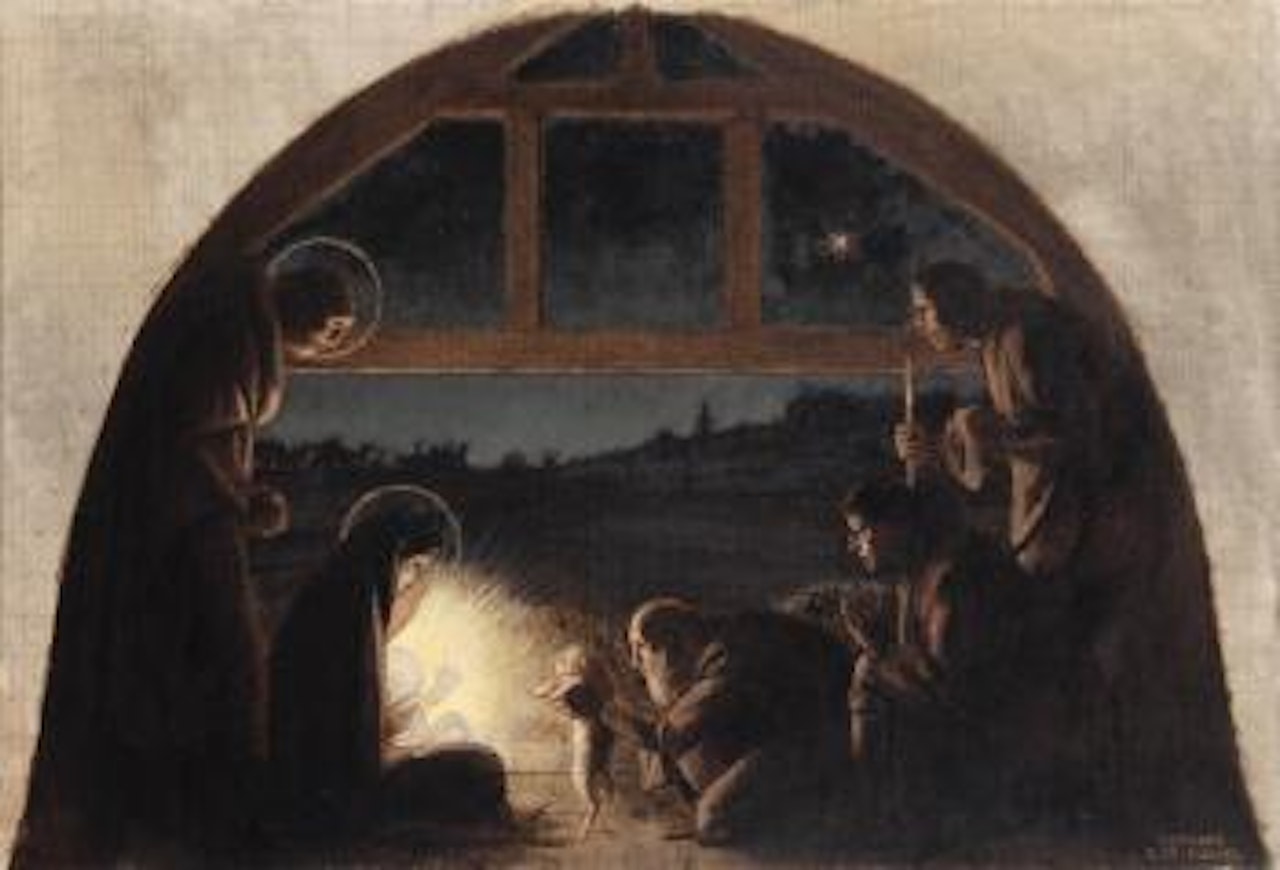Adoration Des Bergers by Bernard Boutet de Monvel