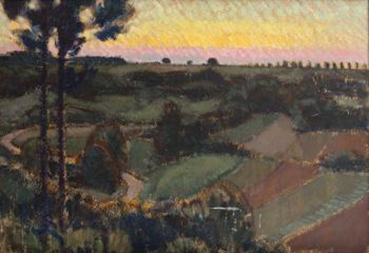 Environs De Nemours, Crépuscule by Bernard Boutet de Monvel