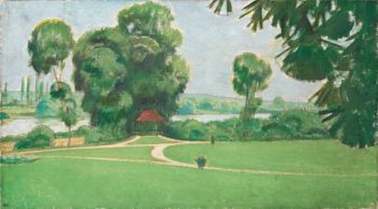 Vue Des Bords De Seine À Chatou by Bernard Boutet de Monvel