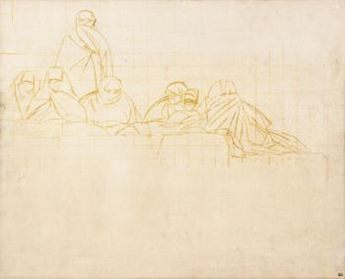 Femmes Sur Une Terrasse À Rabat by Bernard Boutet de Monvel