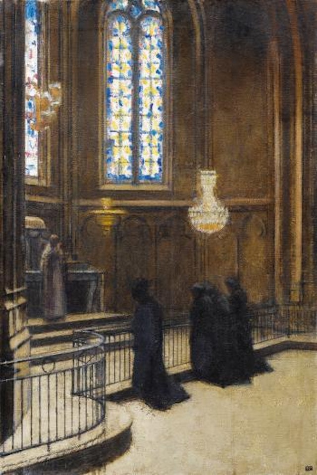 Intérieur D'église by Bernard Boutet de Monvel