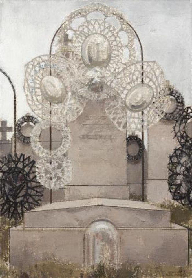 Le Cimetière Ou Tombe D'une Jeune Femme by Bernard Boutet de Monvel
