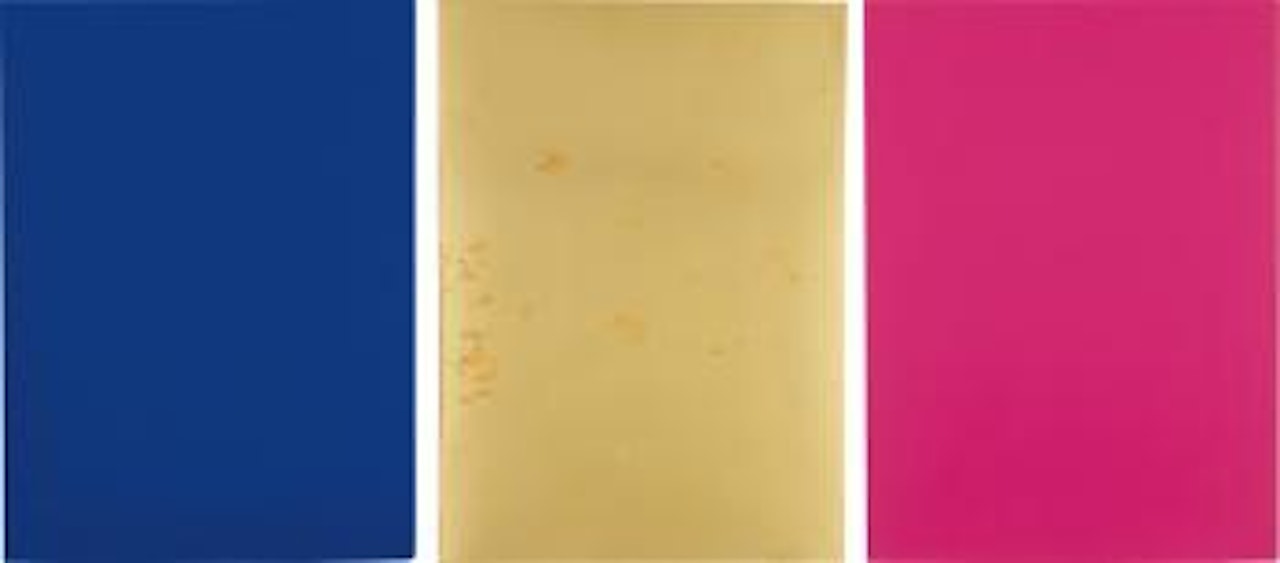 Monochrome und Feuer by Yves Klein