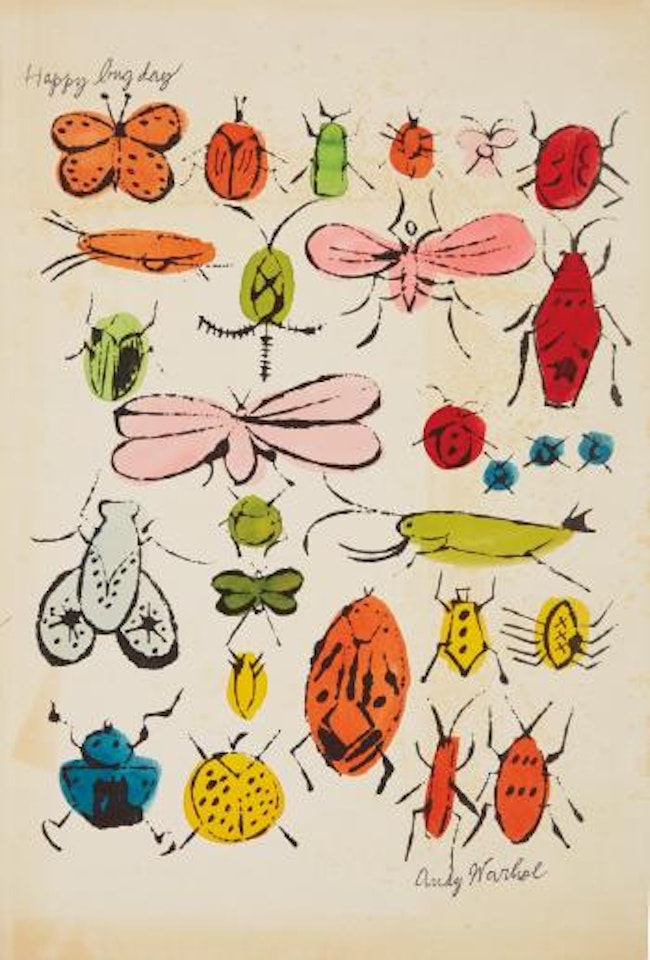 Happy Bug Day by Andy Warhol