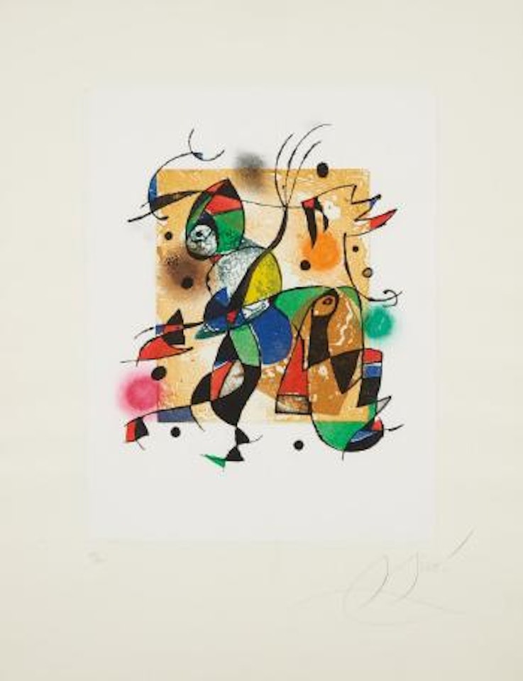 Gaudí XVI by Joan Miró