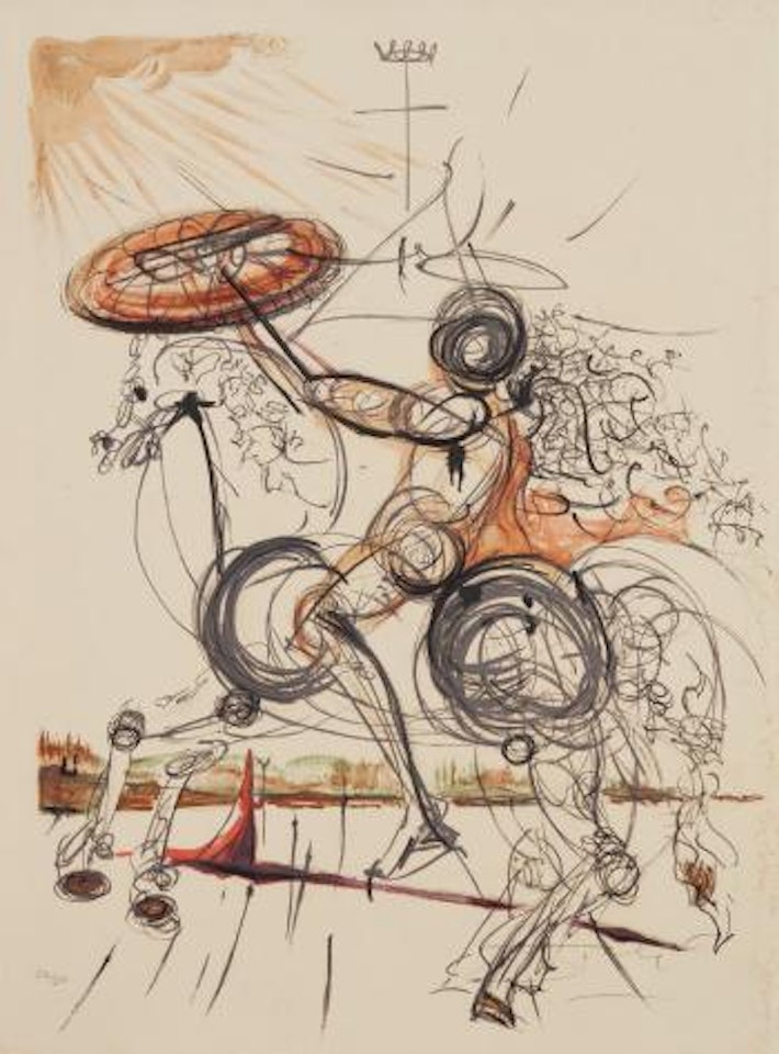The Crazy Horse Saloon by Salvador Dali