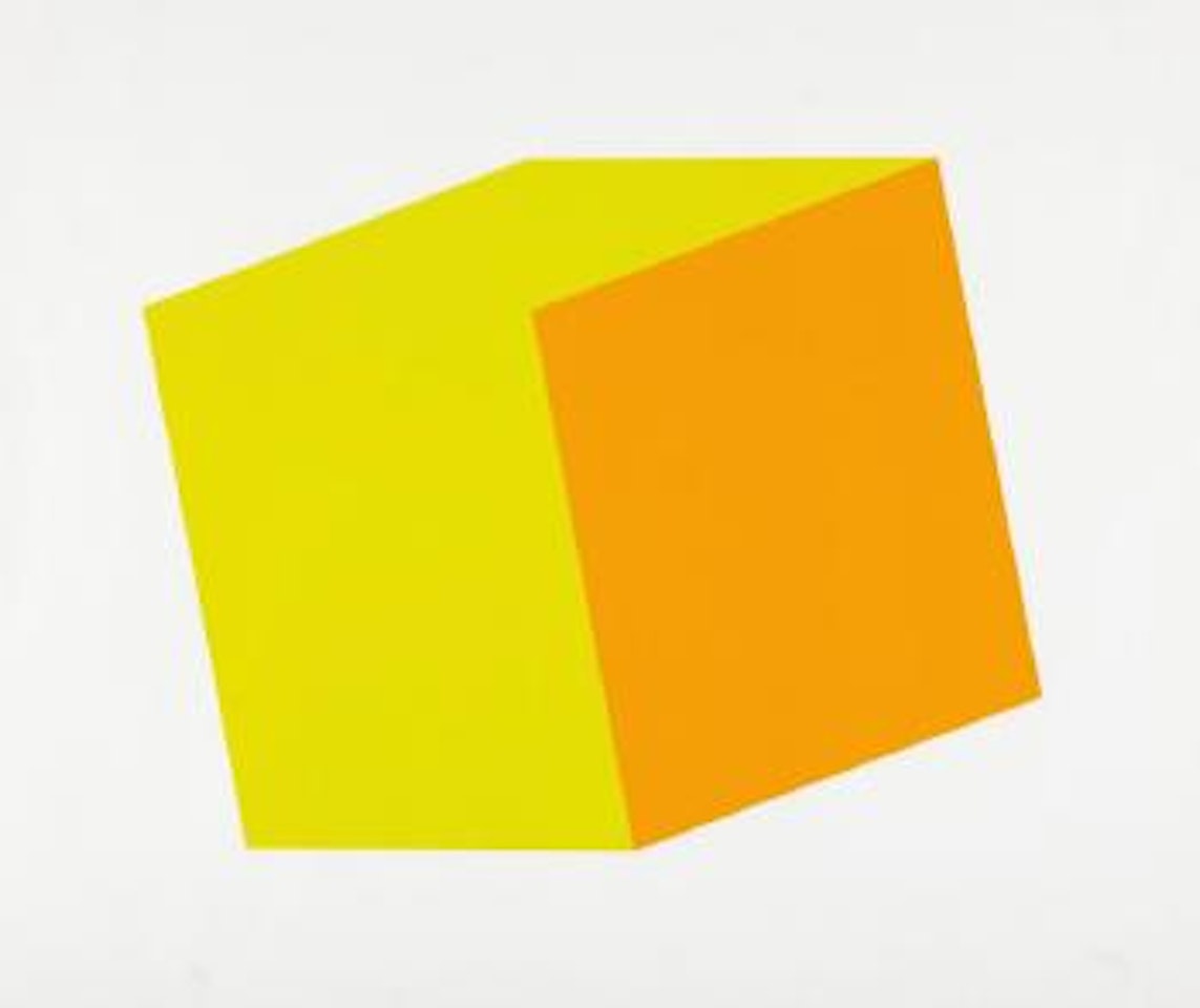 Yellow/Orange, from Series of Ten Lithographs by Ellsworth Kelly