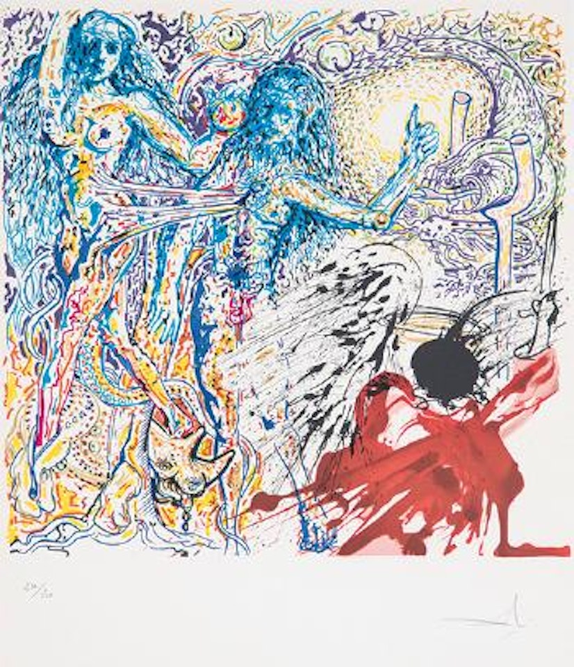 El paraíso perdido (les vitraux) by Salvador Dali
