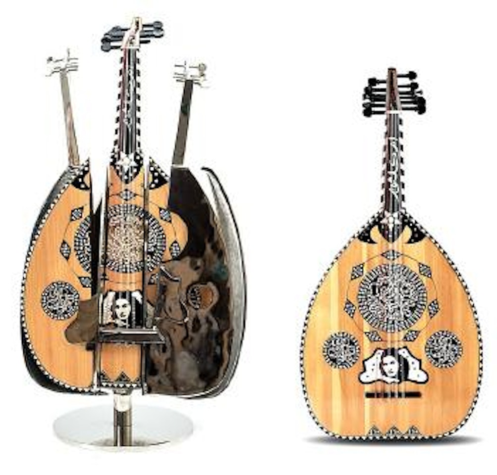 Hommage oum kalthoum by Arman