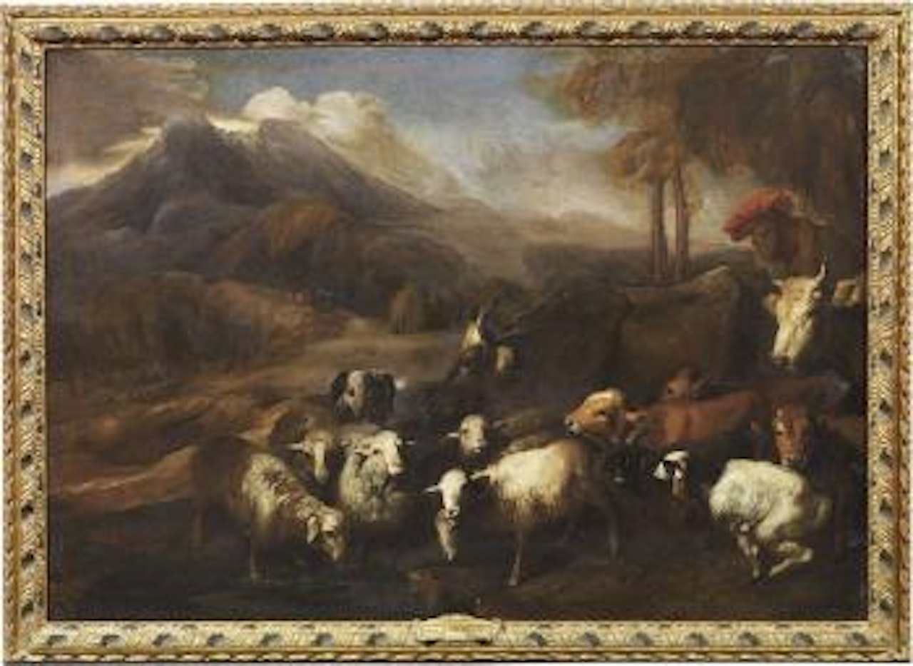Viaggio pastorale by Giovanni Benedetto Castiglione
