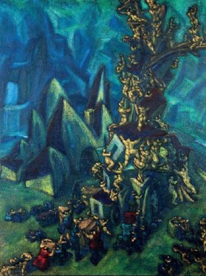 Sans titre (Scène imaginaire) by Jean Hélion