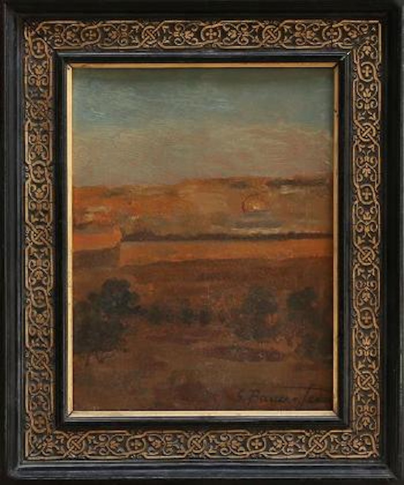 Jerusalem Landscape by Gustav Bauernfeind