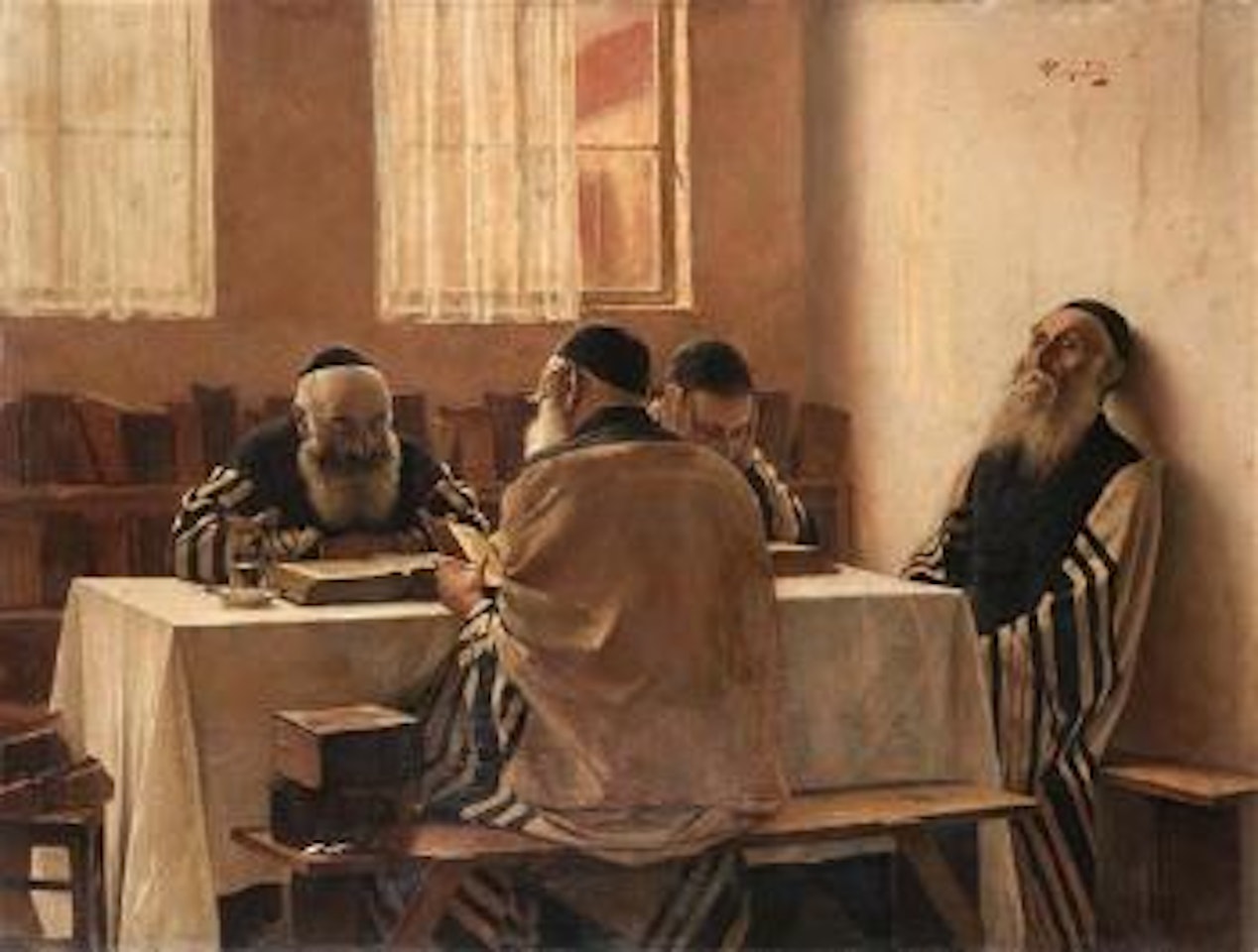 Rabbis Learning by Alois Heinrich Priechenfried