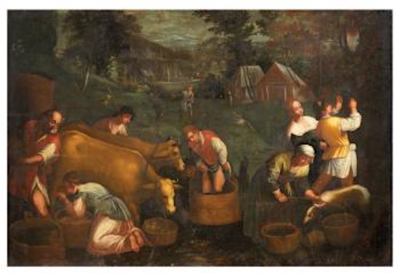 L'automne; L'hiver by Jacopo Bassano by Flemish School