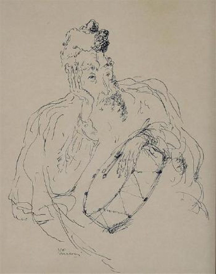 Drummer by Reuven Rubin