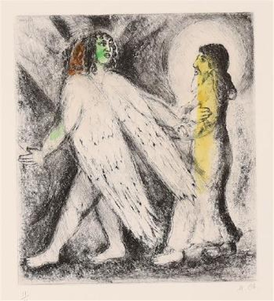 L'Homme Guide par L'Eternel by Marc Chagall