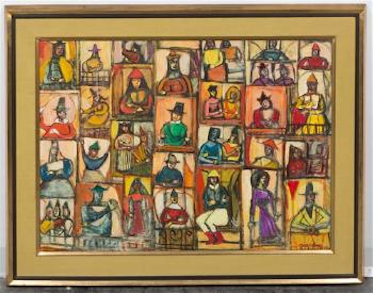 Figures in windows by Magdalena Radulescu