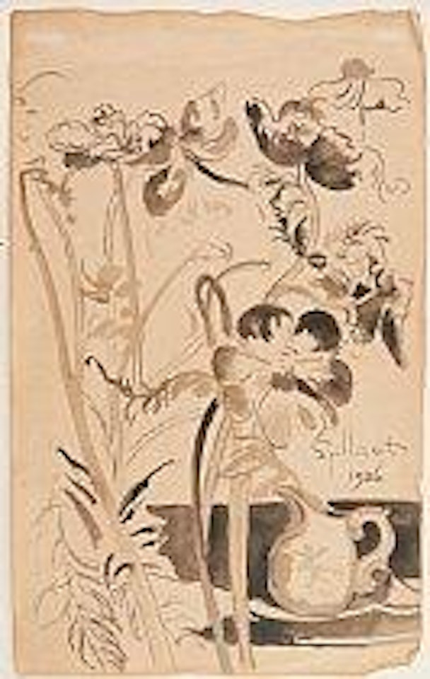 Fleurs et cruche by Léon Spilliaert