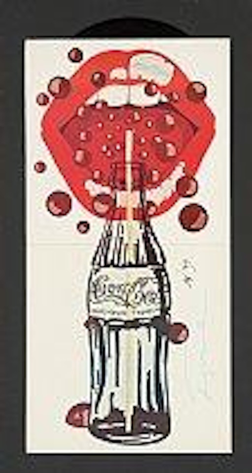 Velvet Underground, disque 33 tours avec impression d’une bouteille de Coca-Cola by Andy Warhol