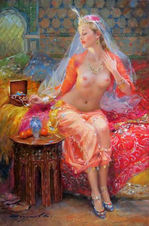 Oriental beauty by Constantin Razoumov