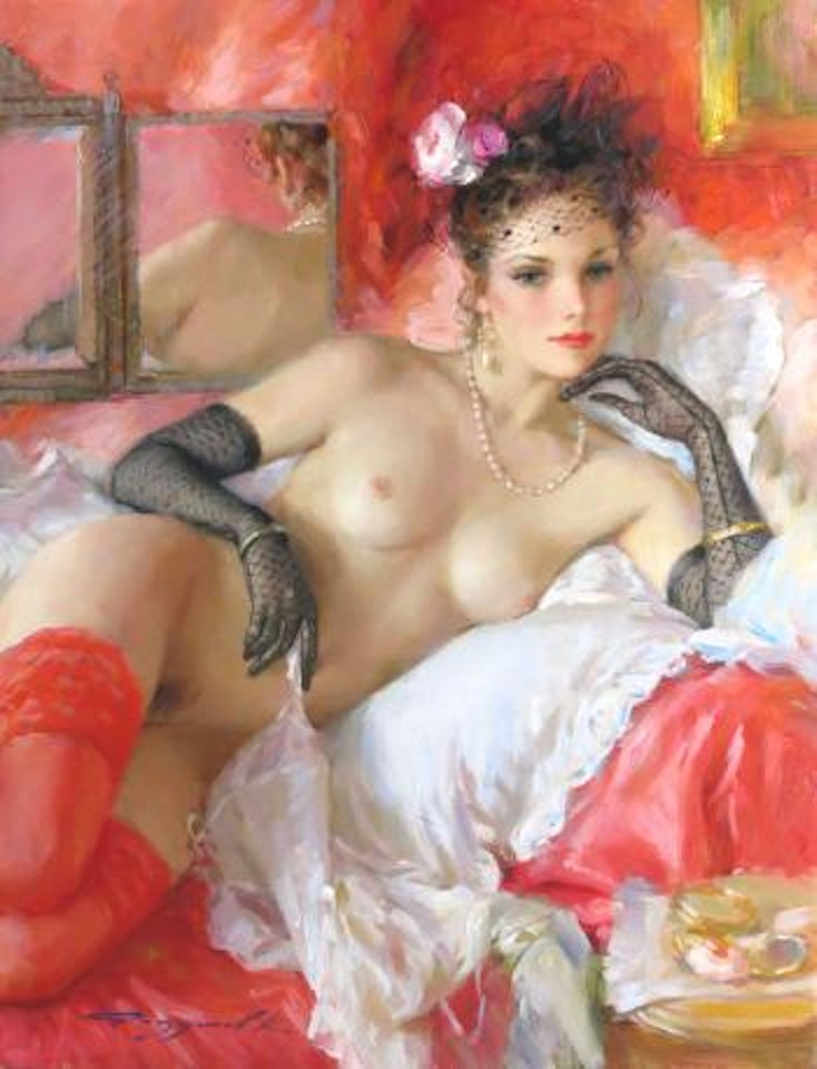 Near the mirror by Constantin Razoumov