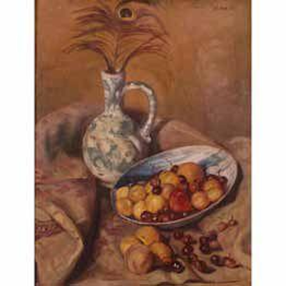 Nature morte à la coupe de fruits by Emile Bernard