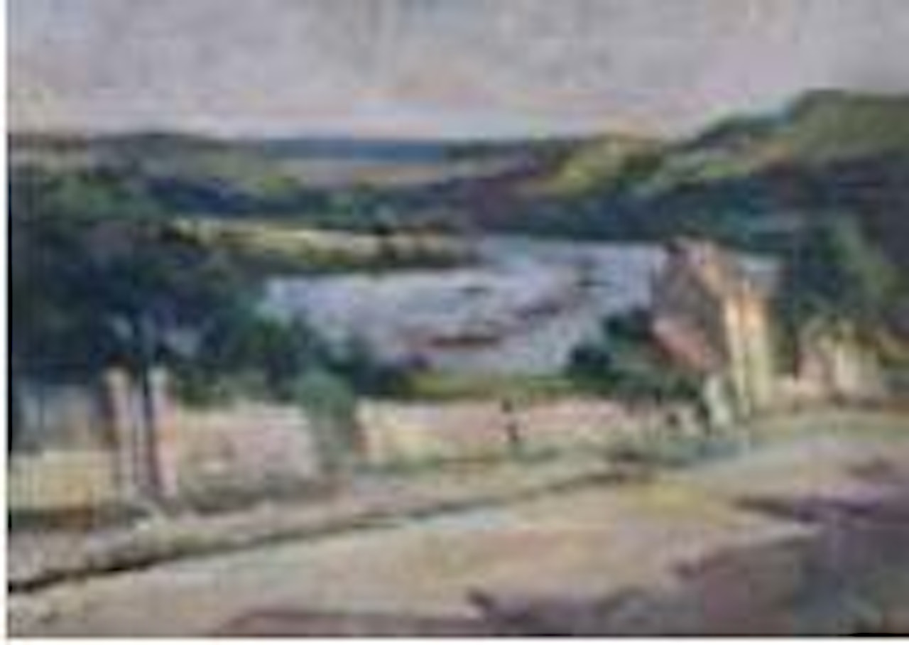 Rolleboise, la Seine vue de la côte de Rolleboise by Maximilien Luce