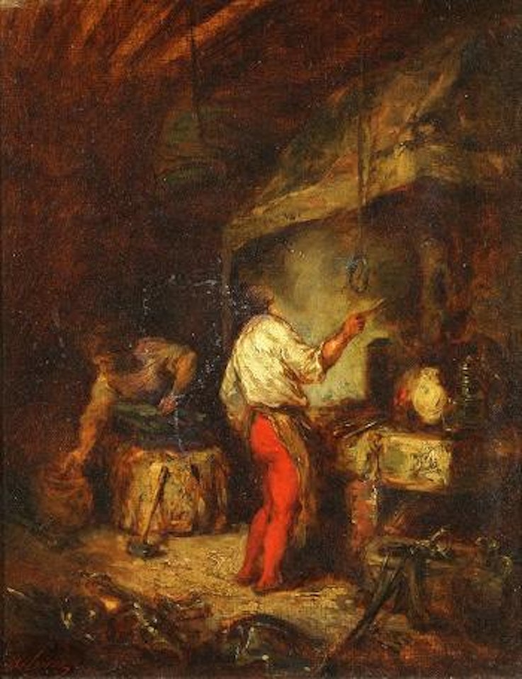 Blacksmith by Eugene Delacroix