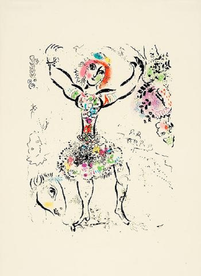 La Jongleuse by Marc Chagall