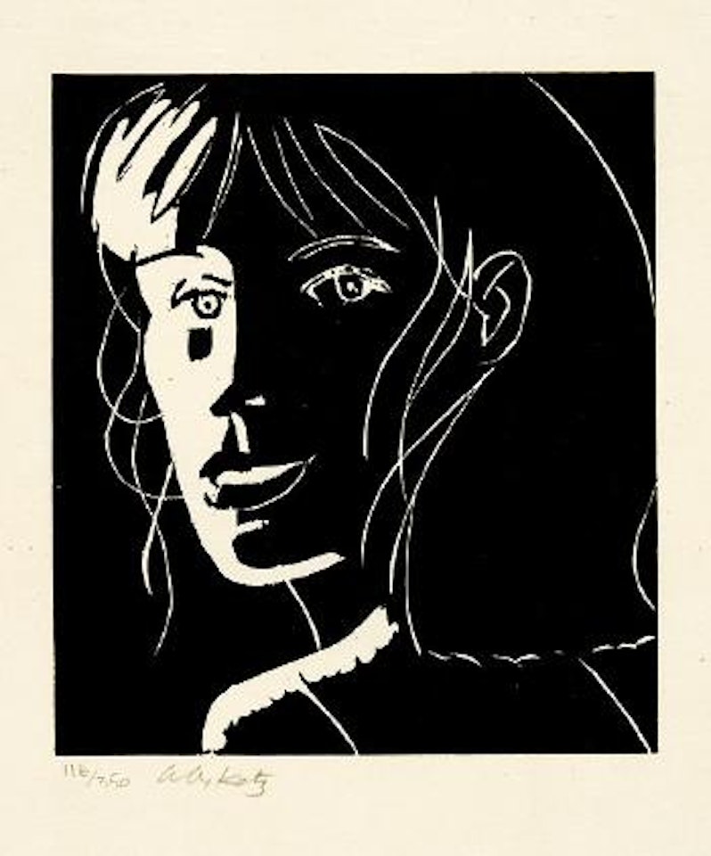 Cecily (Black) by Alex Katz