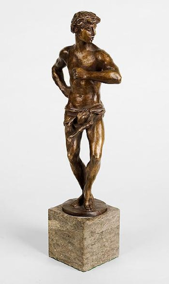 Tänzer (Erinnerung an Nijinsky / kleine Version) by Fritz Klimsch