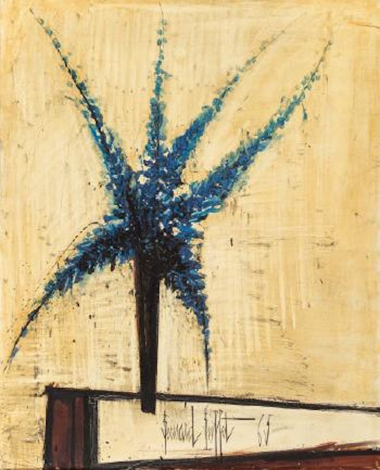 Delphinium bleus by Bernard Buffet