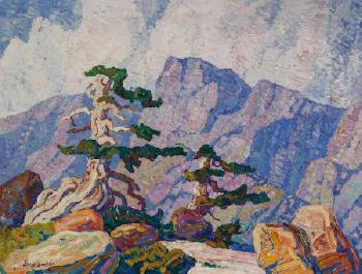 Near the Timberline, Rocky Mountains, Colorado by Birger Sandzen