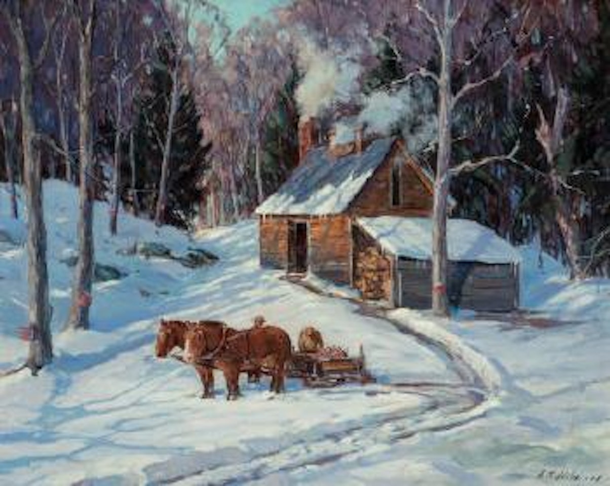 First Run Maples by Aldro Thompson Hibbard