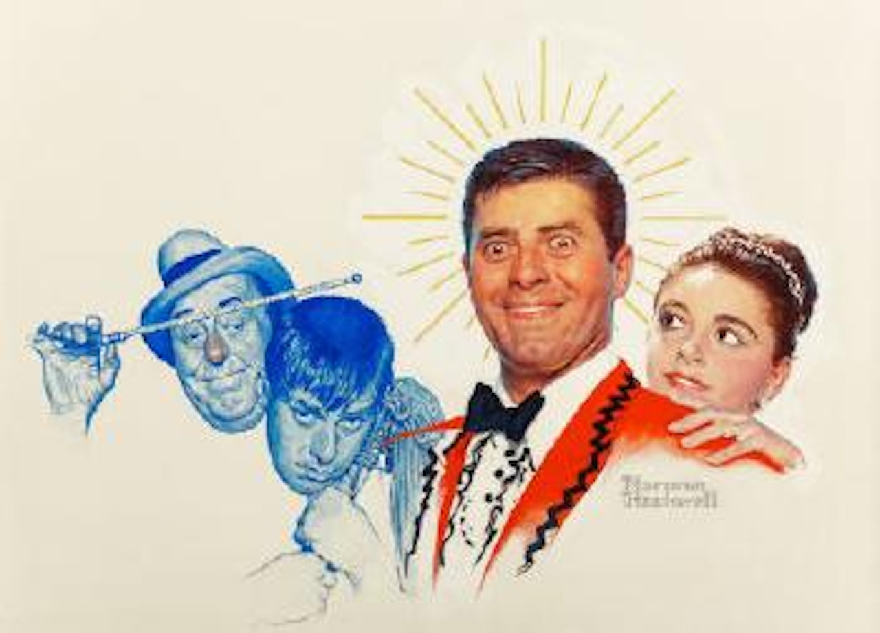 Cinderfella promotional art by Norman Rockwell