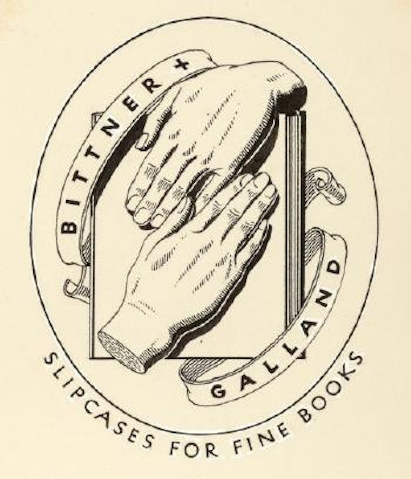 Bittner and Galland, bookplate, June by Rockwell Kent